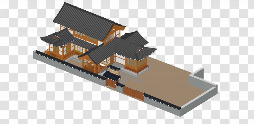 Roof Tiles North Korea Architecture - Advertisement Board Transparent PNG
