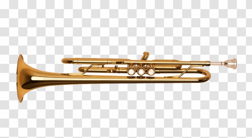 Trumpet Musical Instrument Brass - Saxhorn Transparent PNG