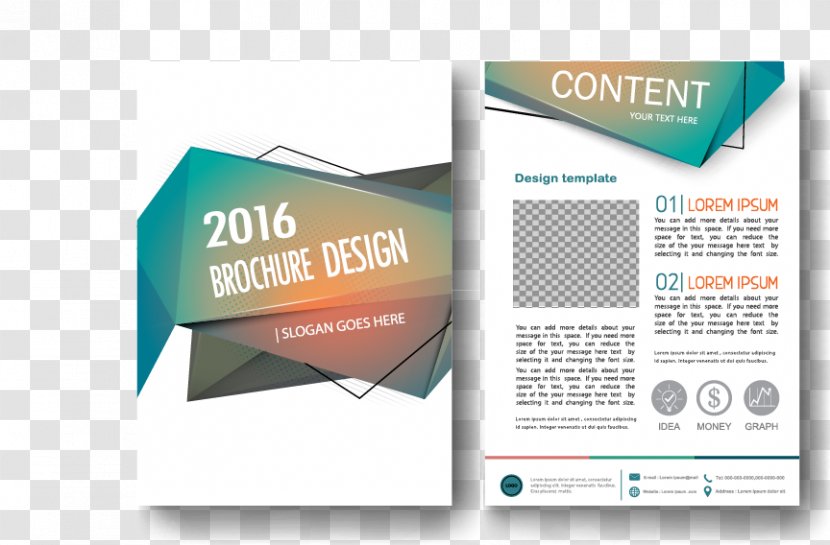 Template Cover Art - Advertising - Creative Brochure Design Transparent PNG