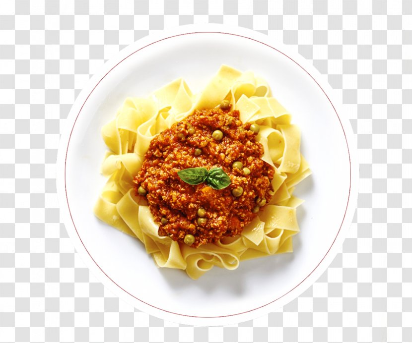 Taglierini Bolognese Sauce Pasta Italian Cuisine Rey Pastificio - European Food Transparent PNG