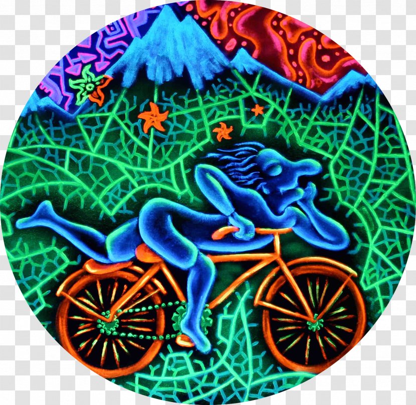 Bicycle Day Lysergic Acid Diethylamide Psychedelic Drug Cycling - Biketowork Transparent PNG