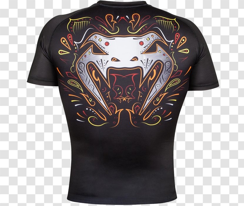 T-shirt Rash Guard Venum Sleeve Boxing - Shirt Transparent PNG