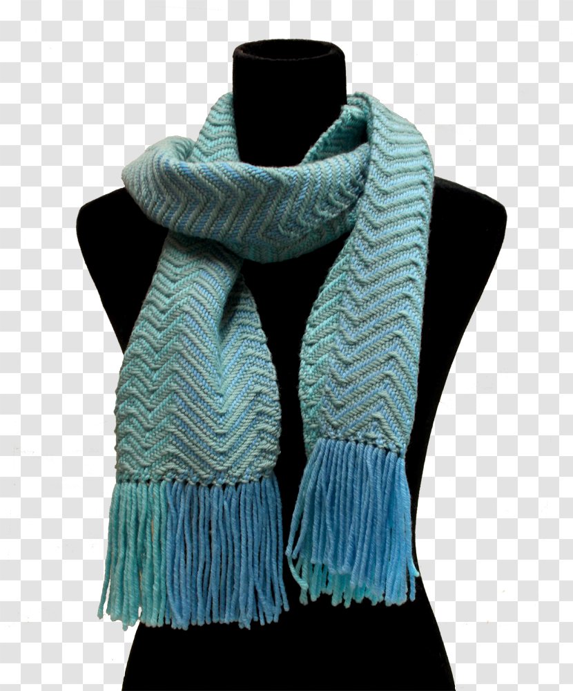 Scarf Turquoise Teal Neck Stole Transparent PNG
