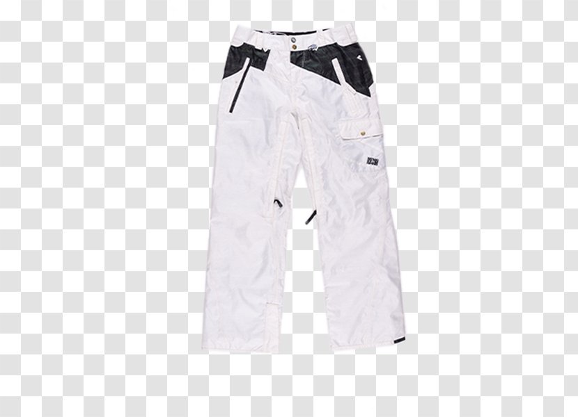 Bermuda Shorts Pants Jeans Volcom Skateboard - White Transparent PNG