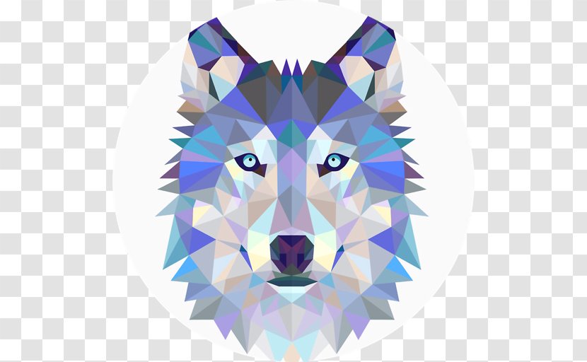 Wolf Geometry T-shirt Triangle Design - Polygon Transparent PNG