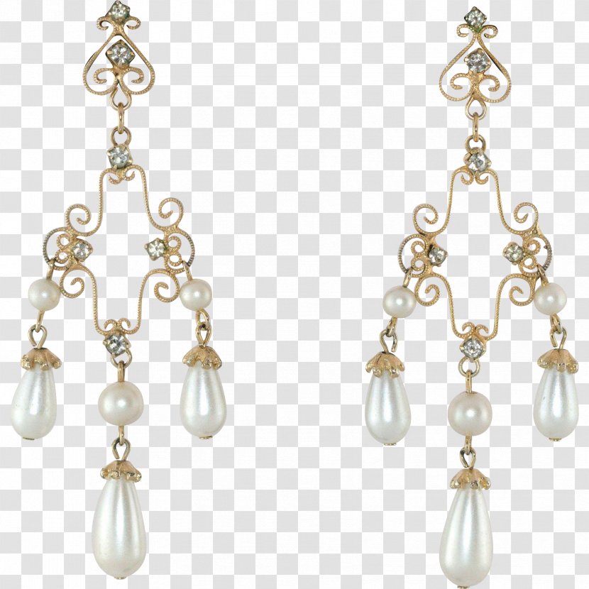 Imitation Pearl Earring Body Jewellery - Jewelry Making Transparent PNG