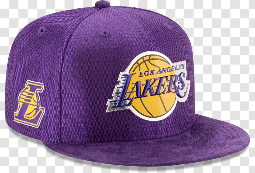 Baseball Cap 2017–18 Los Angeles Lakers Season 2017 NBA Draft New Era Company - Violet Transparent PNG