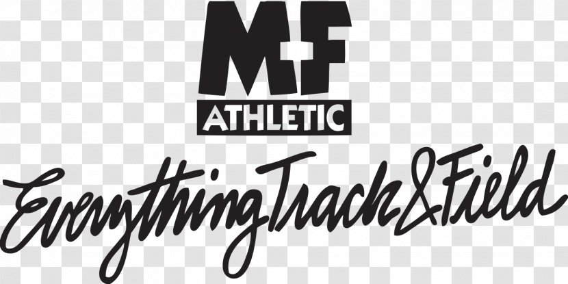 M-F Athletic Track & Field Coach Athlete National Federation Of State High School Associations - Monochrome - Athletics Transparent PNG