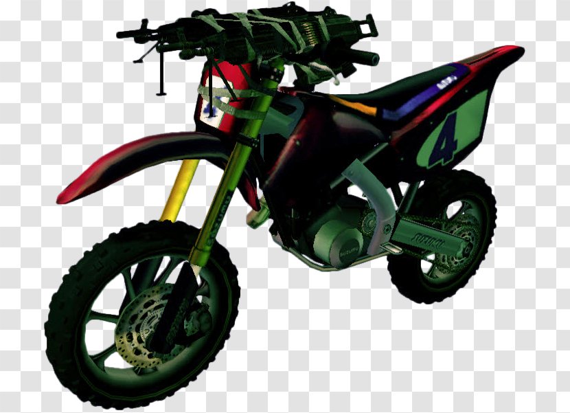 Dead Rising 2: Off The Record Motorcycle Vehicle Bicycle - Accessory - Machine Gun Transparent PNG