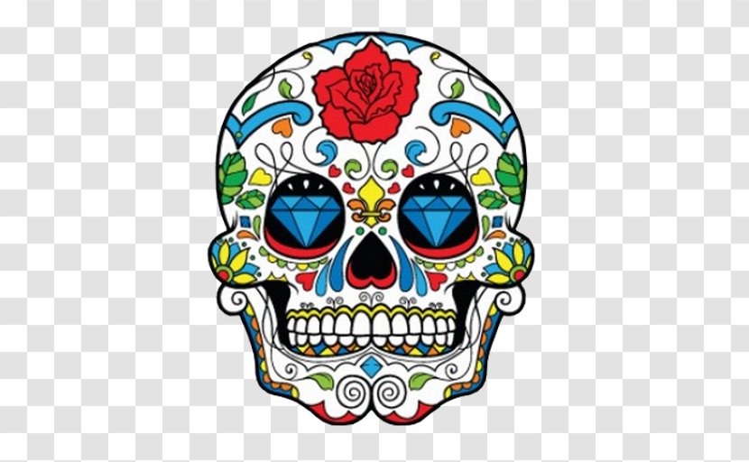 Calavera Day Of The Dead Skull Mexican Cuisine Curtain Transparent PNG