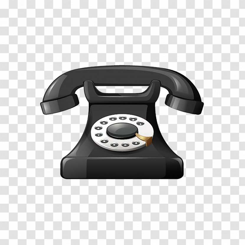 Cartoon Royalty-free Stock Photography Illustration - Landline - Retro Phone Transparent PNG