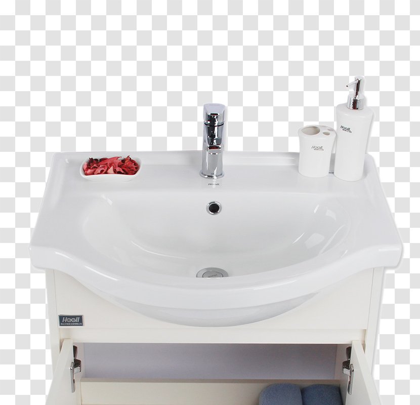 Sink Bathroom Tap - Simple White Washbasin Transparent PNG