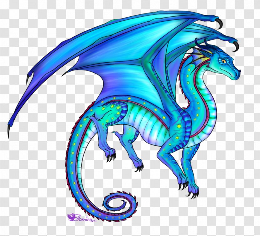Wings Of Fire Nightwing Drawing Winter Turning Dragon - European - Ocean Fish Transparent PNG