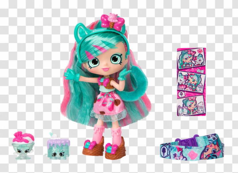 Shopkins Shoppies Peppa Mint Amazon.com Doll Toy Transparent PNG