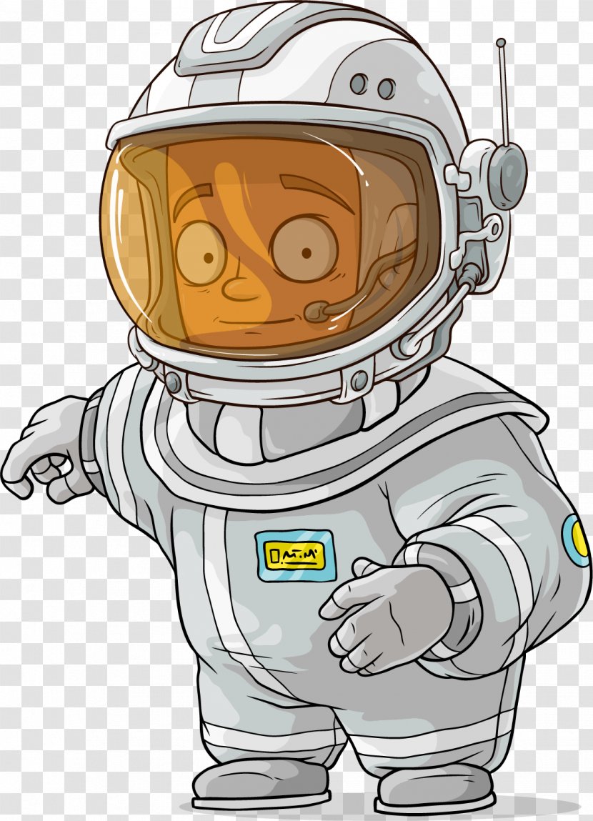 Astronaut Space Suit Cartoon Euclidean Vector - Painted Transparent PNG