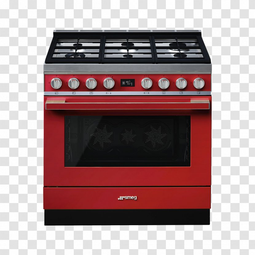 Cooking Ranges SMEG Smeg Elite Portofino CPF9GMAN Gas Stove Oven - Home Appliance Transparent PNG