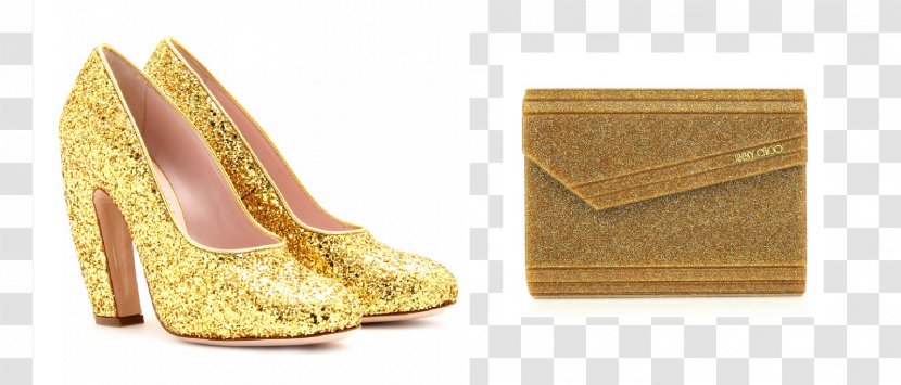 Shoe High-heeled Footwear Stiletto Heel Sandal - Flower - Gold Glitter Transparent PNG