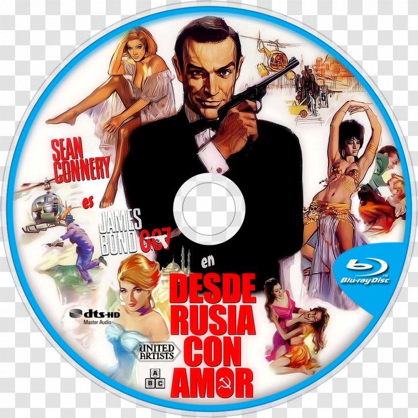 From Russia With Love James Bond Blu-ray Disc Film Television - Album Cover - Russian Transparent PNG