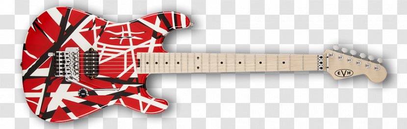 Peavey EVH Wolfgang Frankenstrat Striped Series Electric Guitar - Silhouette - Van Halen Transparent PNG