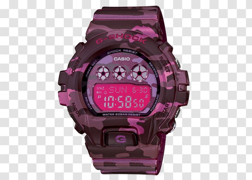 G-Shock Shock-resistant Watch Casio Pink - Gshock Transparent PNG