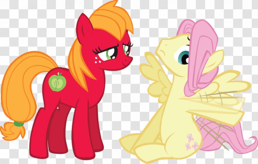 Fluttershy Pony Applejack Rainbow Dash Big McIntosh - Tree - Crazy Vector Transparent PNG