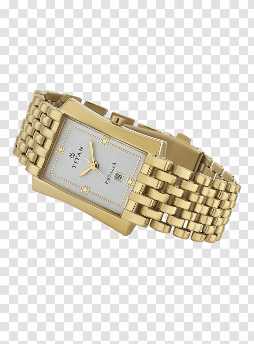 Metal Titanium Watch Strap Titan Company - Clock Transparent PNG