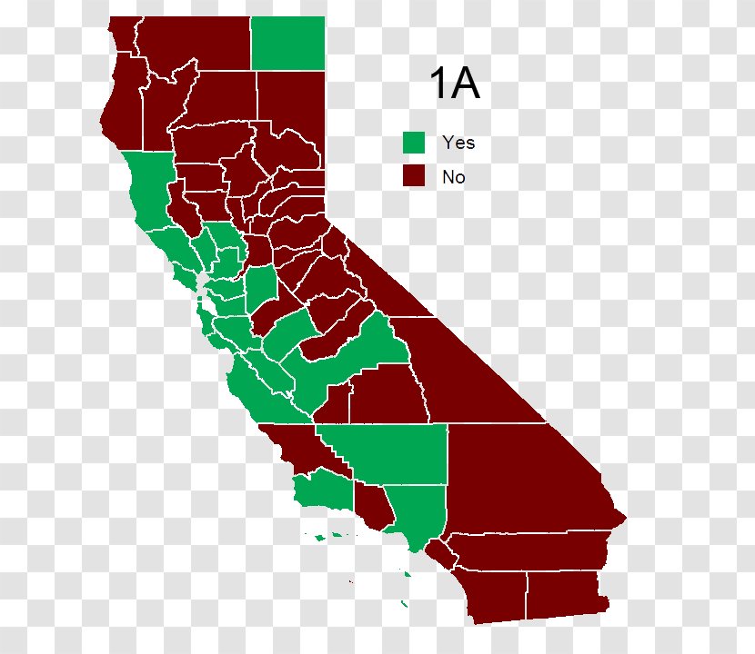 California Vector Map Transparent PNG