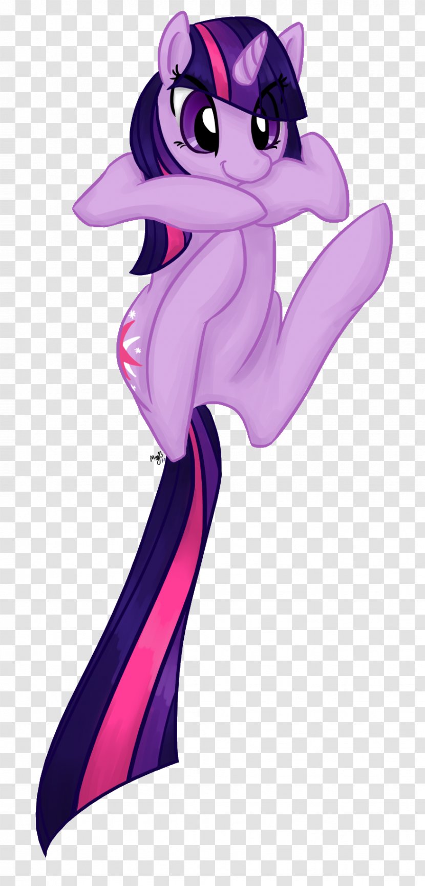 Horse Legendary Creature Cartoon Pink M - Purple Transparent PNG