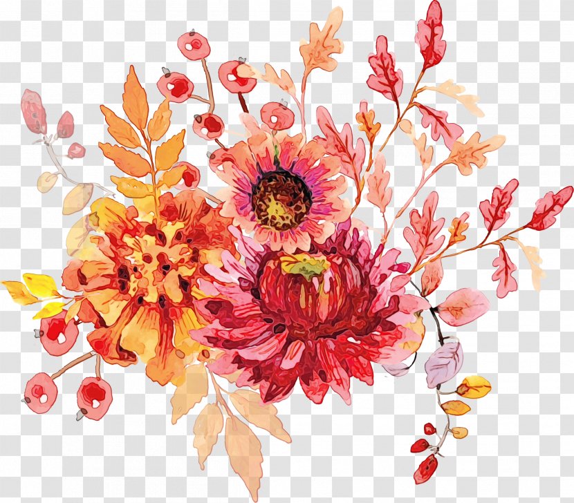 Watercolor Floral Background - Paint - Wildflower Floristry Transparent PNG