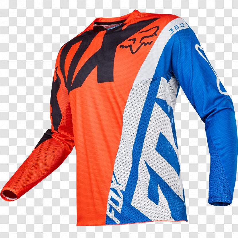 Fox Racing Cycling Jersey Clothing Motorcycle Transparent PNG