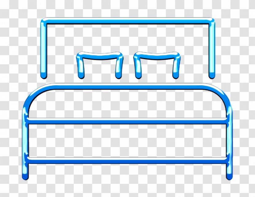 Bed Icon Hotel Twin - Outdoor Furniture Rectangle Transparent PNG