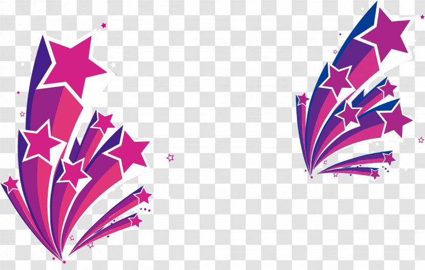 Star Euclidean Vector - Triangle - Five Decoration Transparent PNG