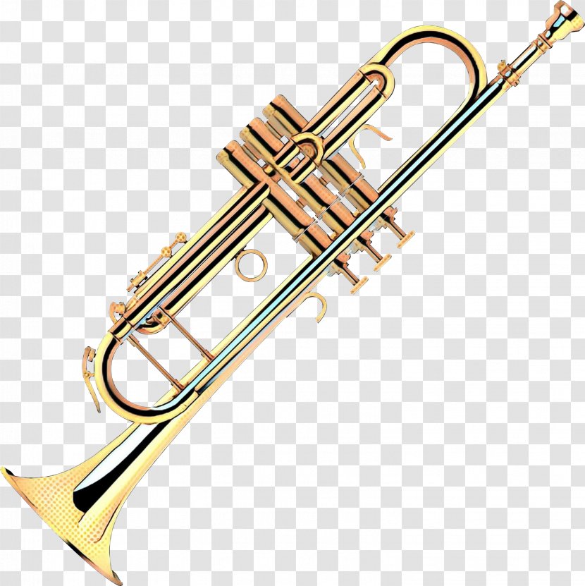 Retro Background - Brass Wind Instrument Transparent PNG