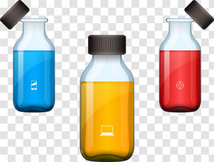 Bottle Color - Plastic - Vector Transparent PNG