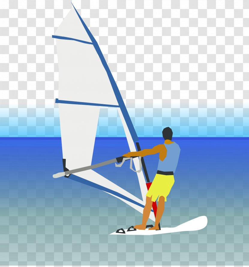 Windsurfing Clip Art - Sport - Cliparts Transparent PNG