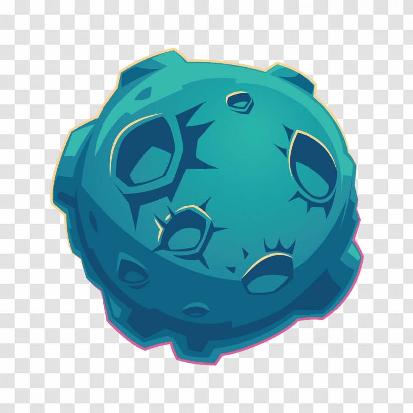 Planet - Sphere - Cartoon Green Moon Transparent PNG