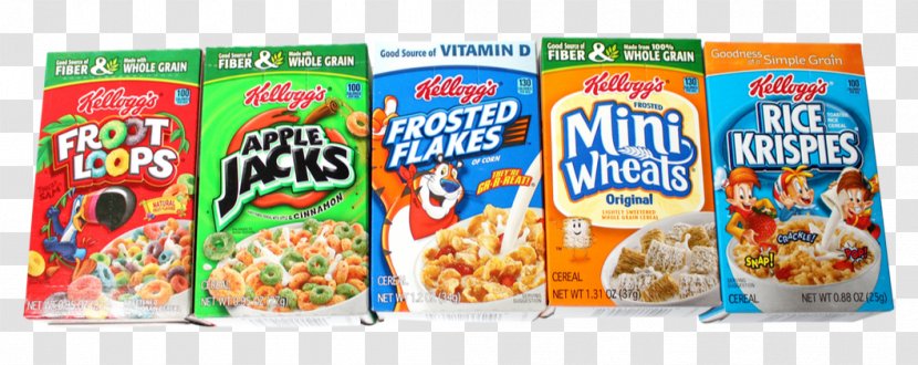Breakfast Cereal Frosted Flakes Corn Kellogg's - Book. Template. Box Transparent PNG