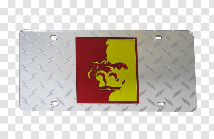 Pittsburg State University Gorillas Football Car Vehicle License Plates 0 - Diamond Plate Transparent PNG