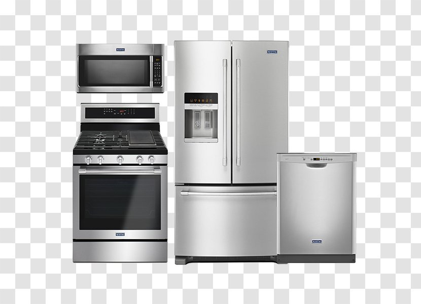 Refrigerator Maytag Cooking Ranges Home Appliance Microwave Ovens - Electric Stove Transparent PNG
