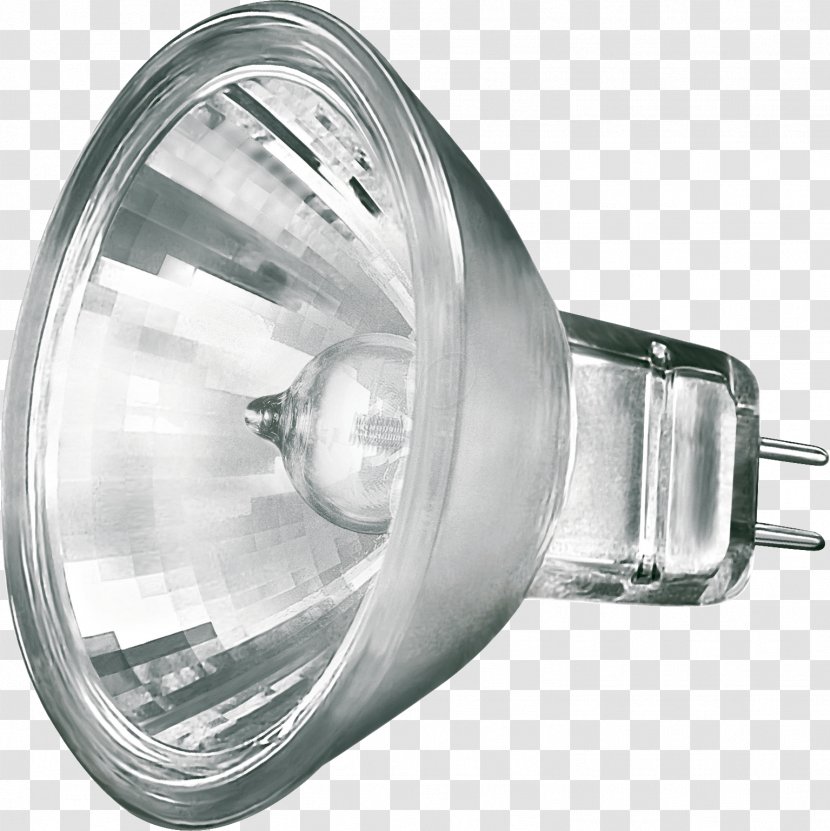 Incandescent Light Bulb Halogen Lamp Multifaceted Reflector Lighting Transparent PNG