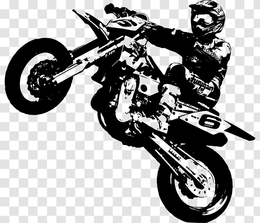 Supermoto KTM Wall Decal Motorcycle Sticker - Automotive Design - Motor Transparent PNG