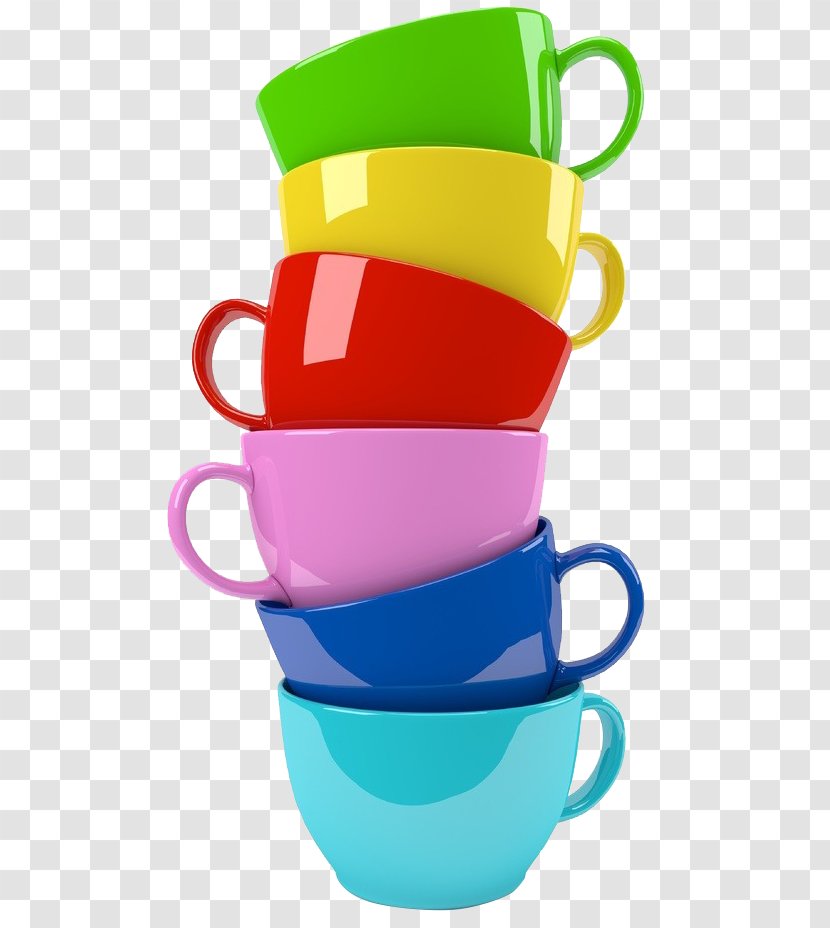 4 Pics 1 Word Coffee Espresso Cup - Plastic - Rainbow Transparent PNG