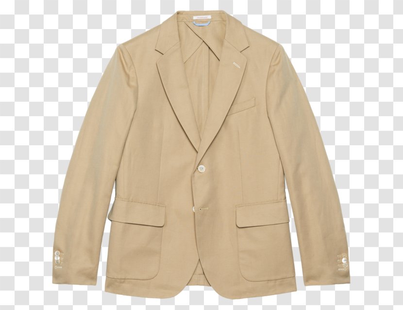 Blazer Beige Button Barnes & Noble Sleeve - Jacket - Bomber Dropping Facebook Thumbs Transparent PNG