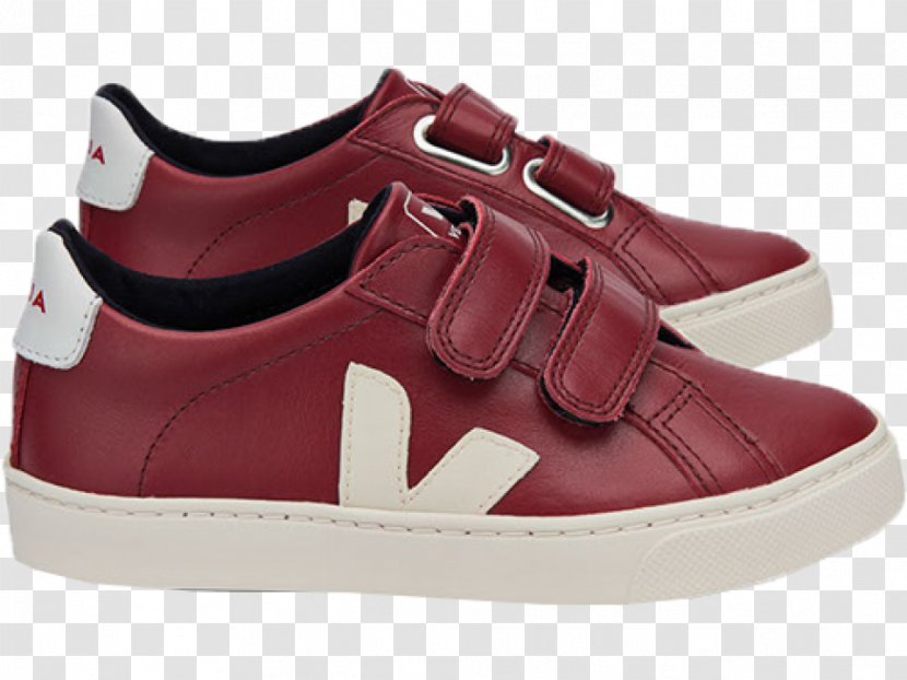Veja Sneakers Organic Cotton Shoe Footwear Leather - Marsala Transparent PNG