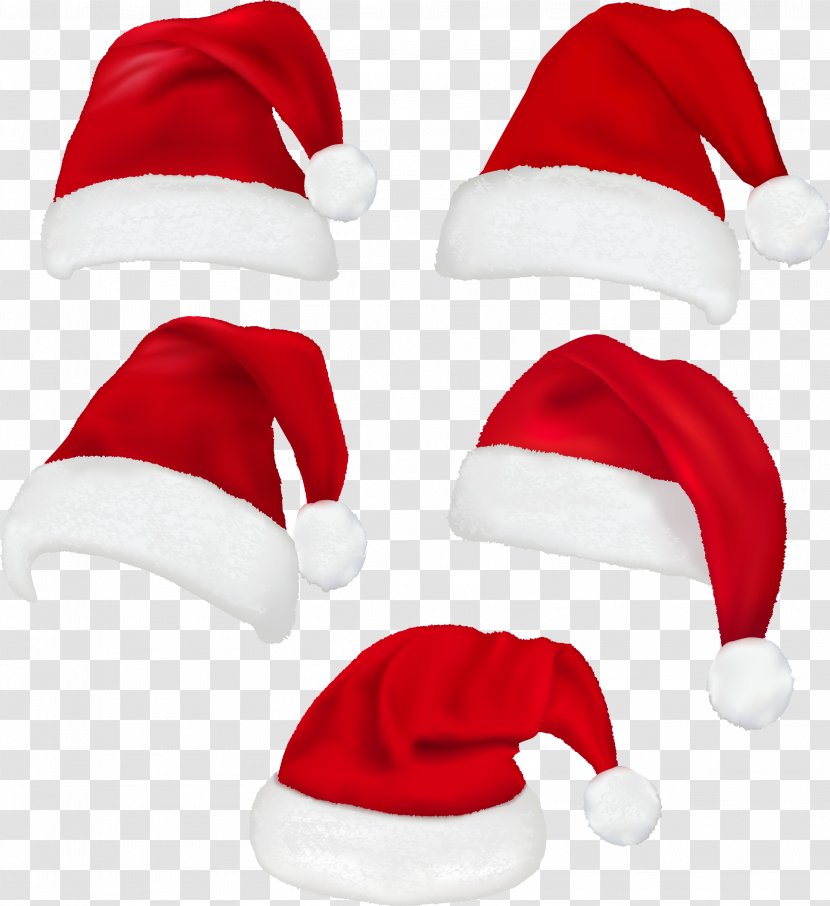 Santa Claus Stock Photography Royalty-free Christmas Clip Art - Headgear - Socks Transparent PNG