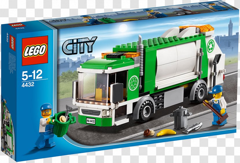 Lego City Garbage Truck Minifigure - Heap Transparent PNG