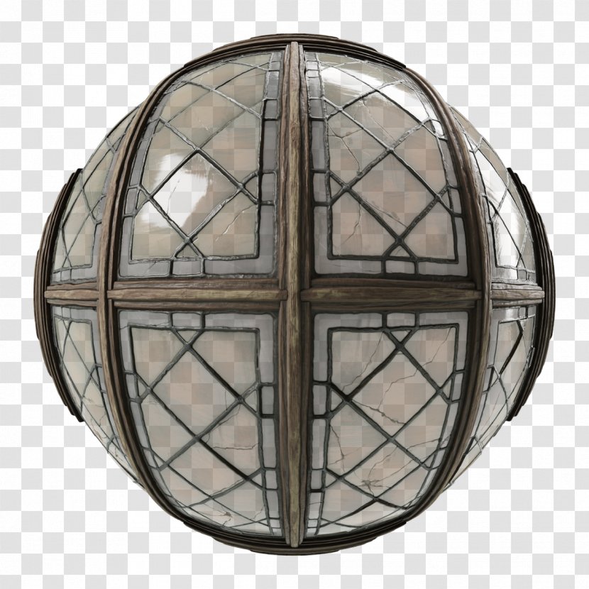 Cross Symbol - Sphere - Metal Ball Transparent PNG