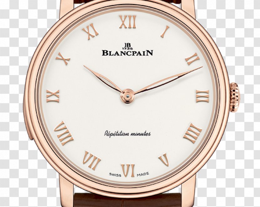 Villeret Blancpain Automatic Watch Clock - Analog Transparent PNG