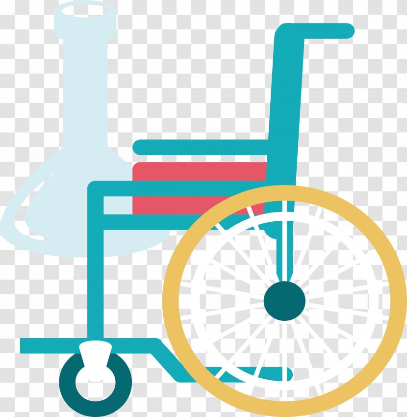 Wheelchair Clip Art - Blue Transparent PNG