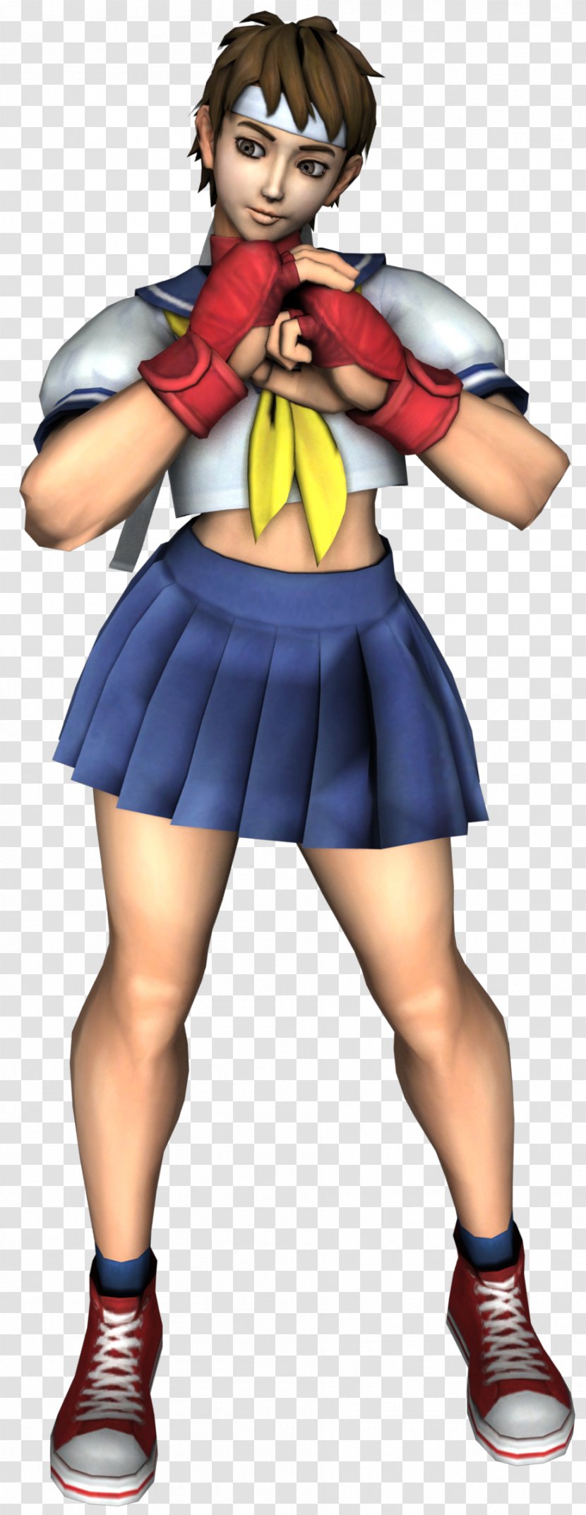 Sakura Kasugano Street Fighter IV Rendering Poser - Frame Transparent PNG